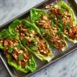 Peanut Chicken Lettuce Wraps Recipe