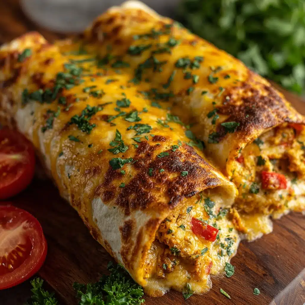 Baked Chicken Chimichangas Recipe - Recipe Image
