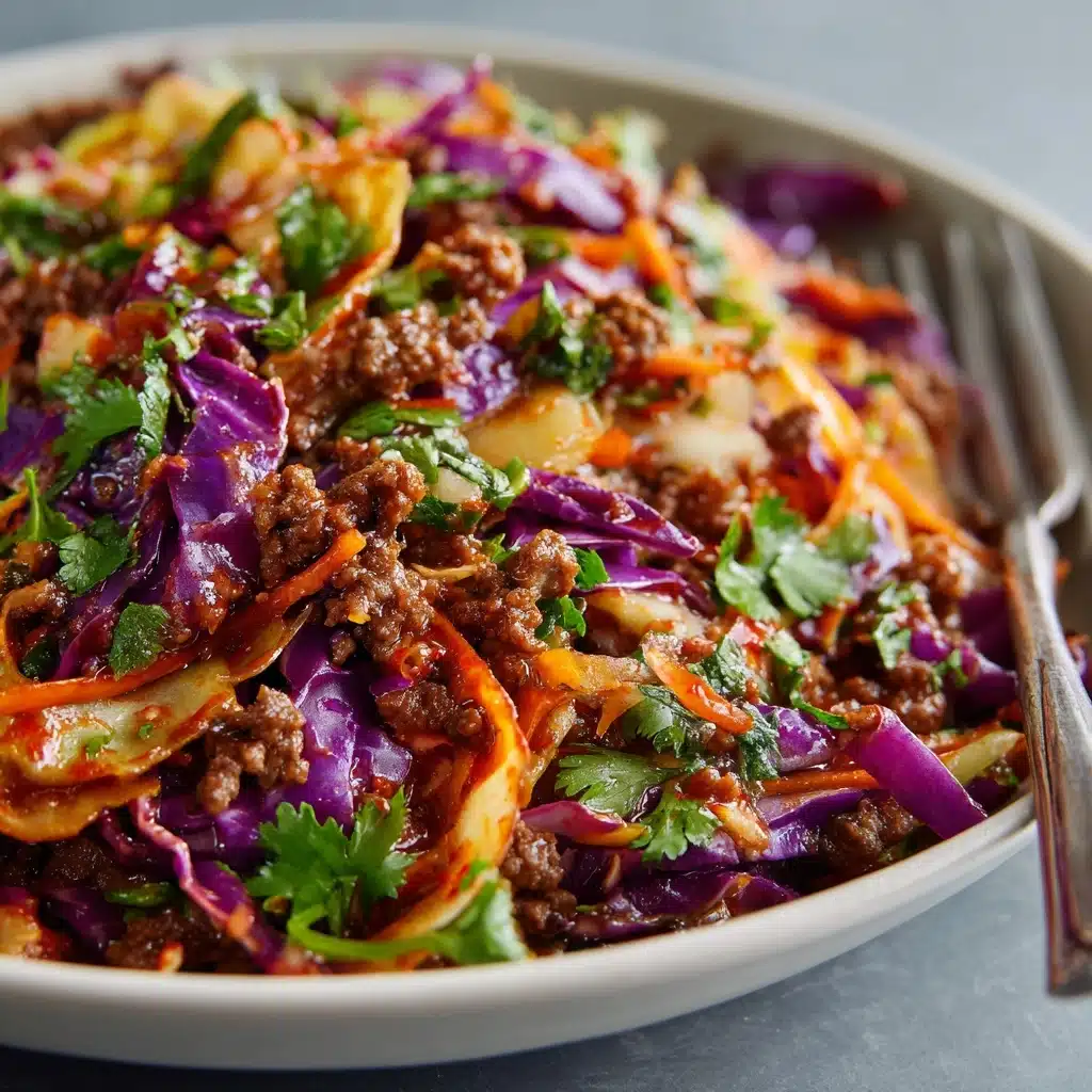 Ground Beef and Cabbage Stir-Fry Recipe - Recipe Image