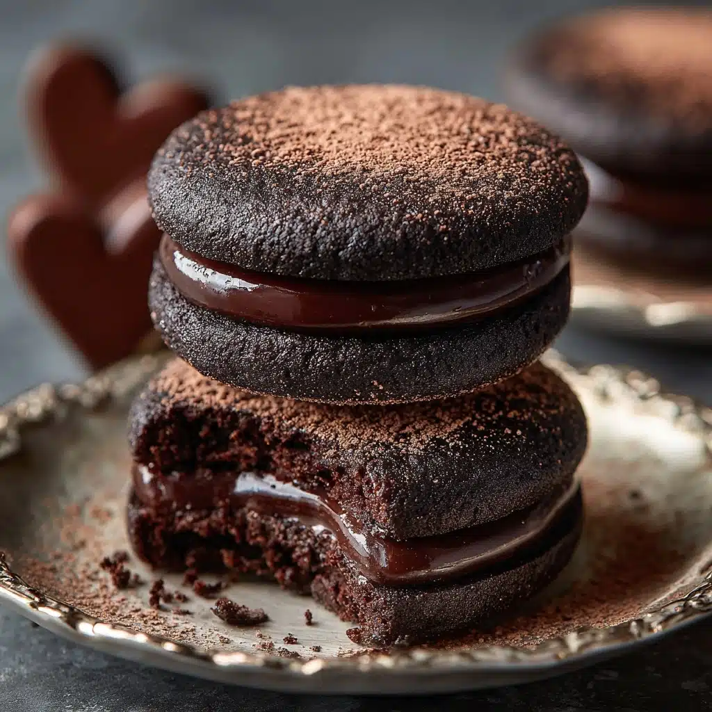 Chocolate Ganache Sandwich Cookies Recipe - Recipe Image