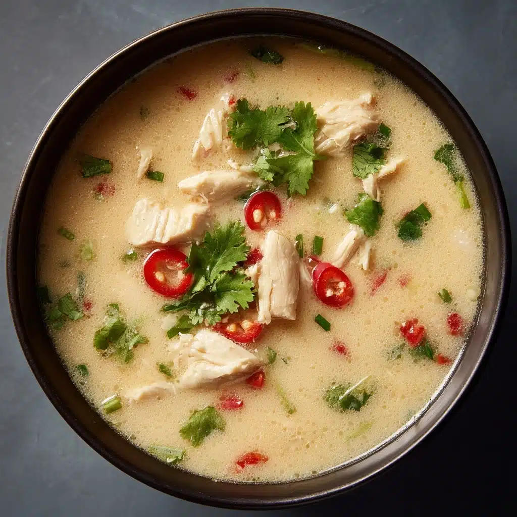 Easy Thai Curry Chicken Soup Recipe - Recipe Image