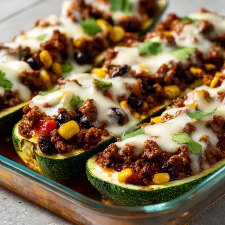 Mexican Zucchini Boats Recipe