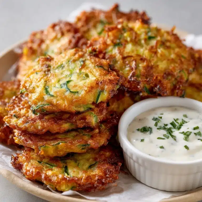 Crispy Zucchini Fritters Recipe