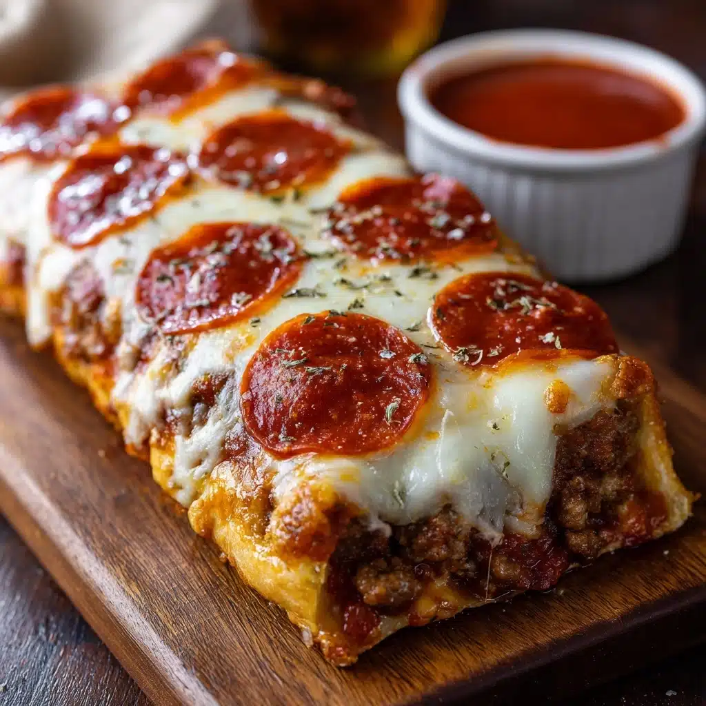 Meat Lovers Pizza Bread Recipe - Recipe Image