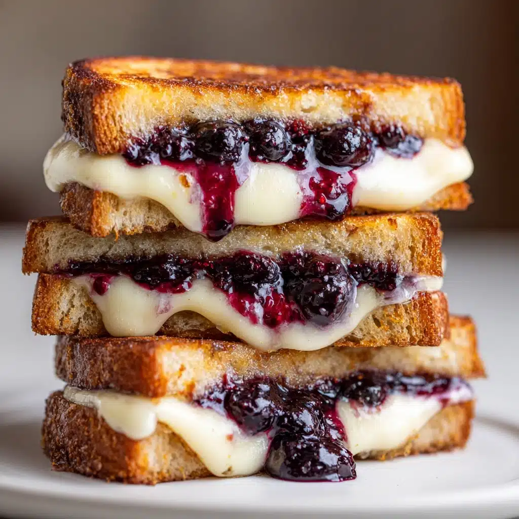 Blueberry Brie Grilled Cheese Recipe - Recipe Image