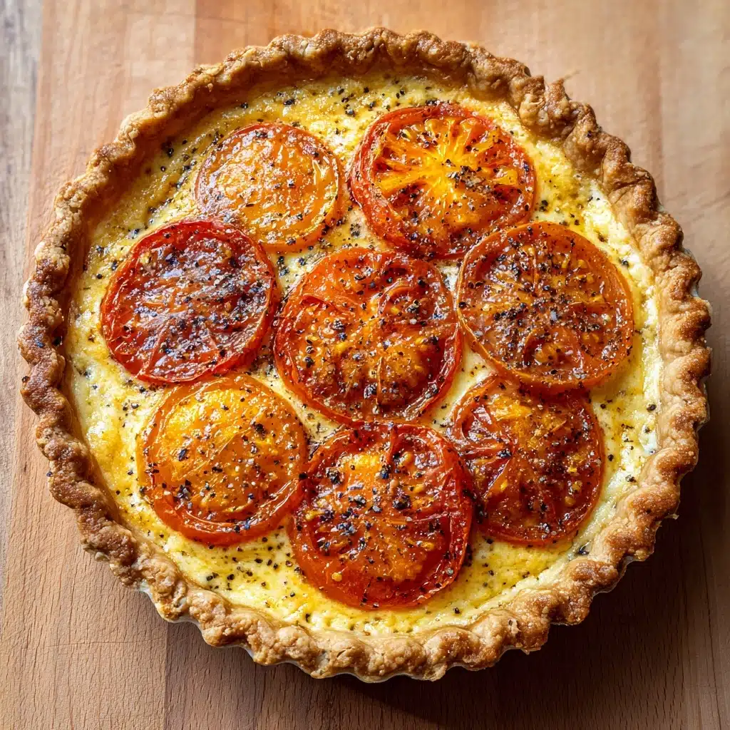 Cheesy Tomato Pie Recipe