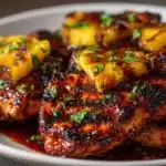 Hawaiian BBQ Chicken and Pineapple Foil Packets Recipe