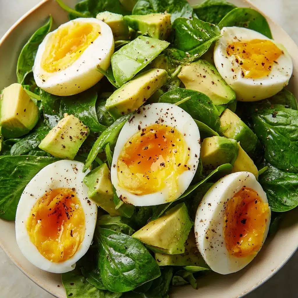 Avocado and Spinach Egg Salad Recipe