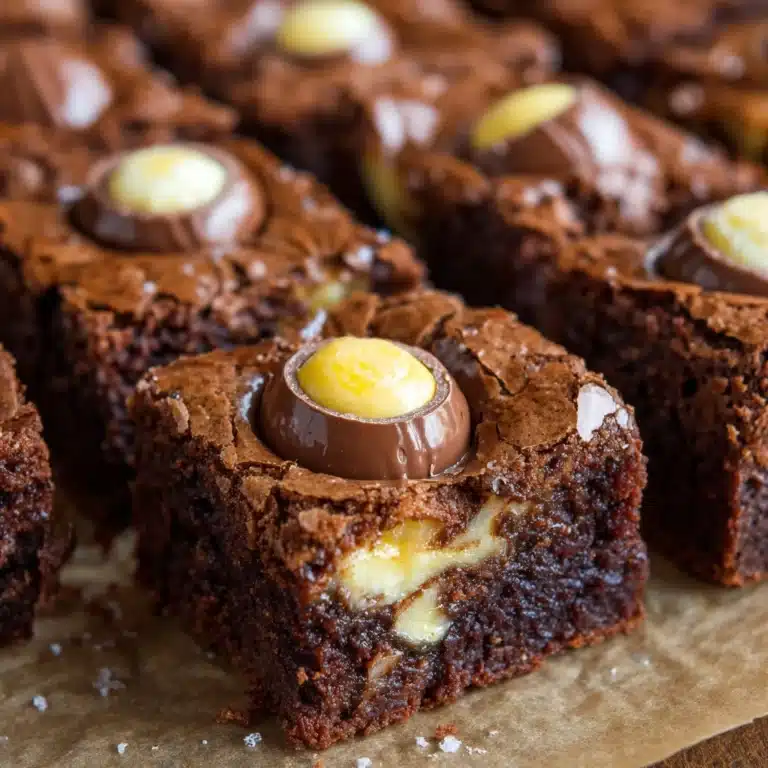 Cadbury Creme Egg Chocolate Brownies Recipe