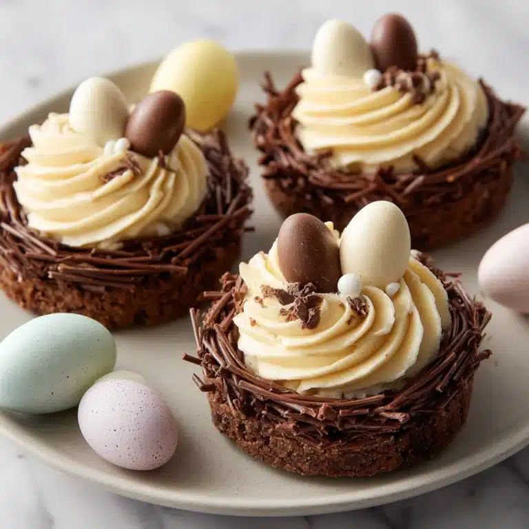 Chocolate Meringue Easter Nests Recipe