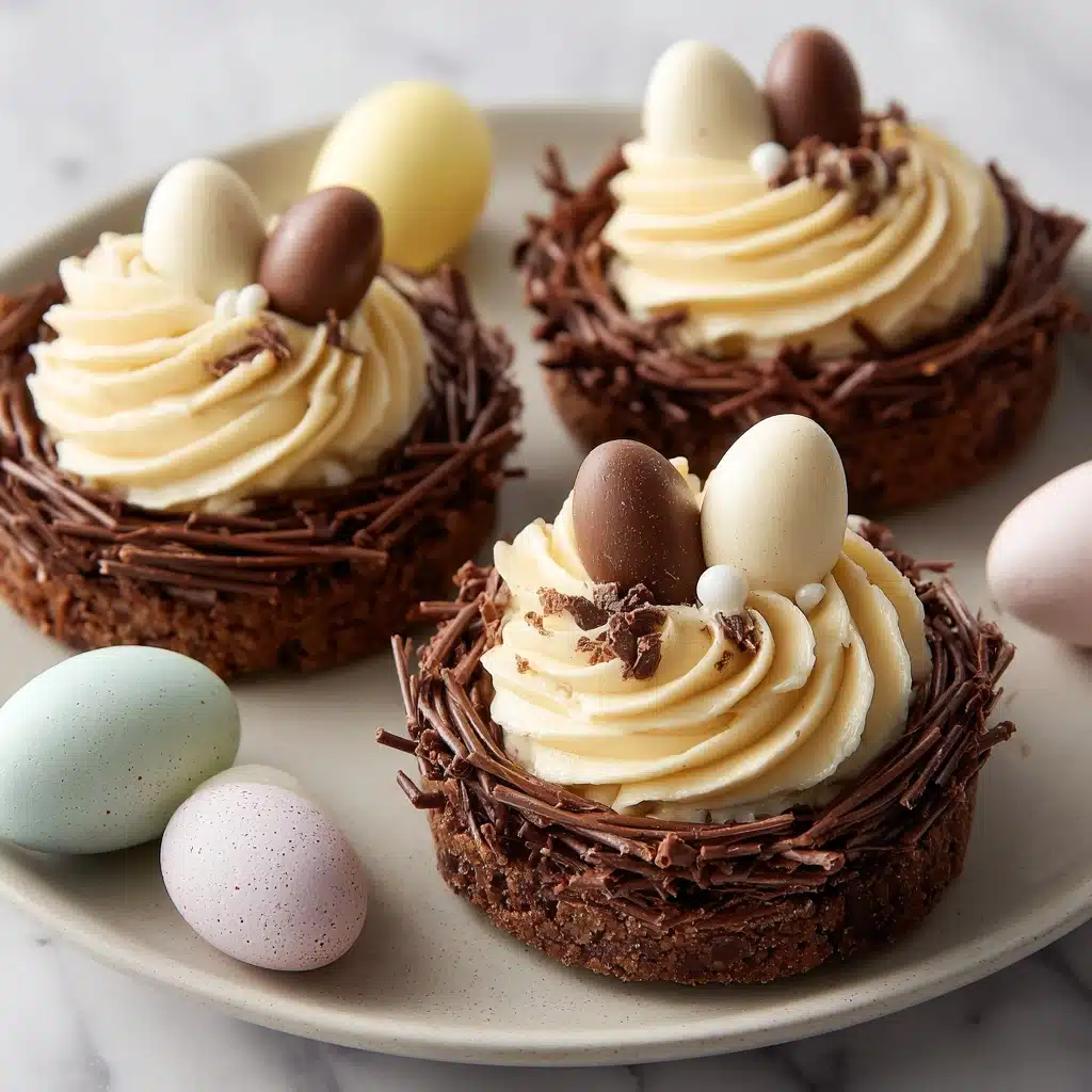 Chocolate Meringue Easter Nests Recipe