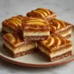 Brown Butter Apple Blondies with Cinnamon Maple Glaze Recipe
