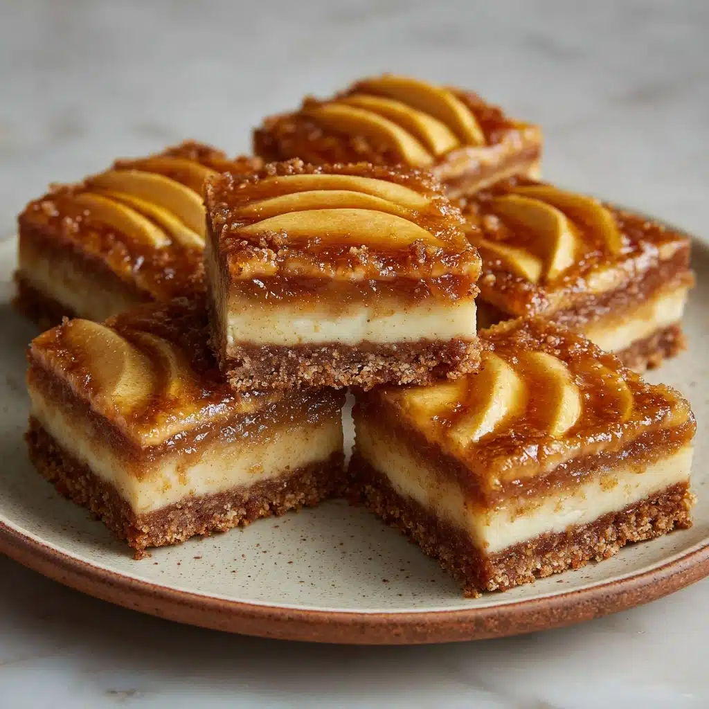 Brown Butter Apple Blondies with Cinnamon Maple Glaze Recipe