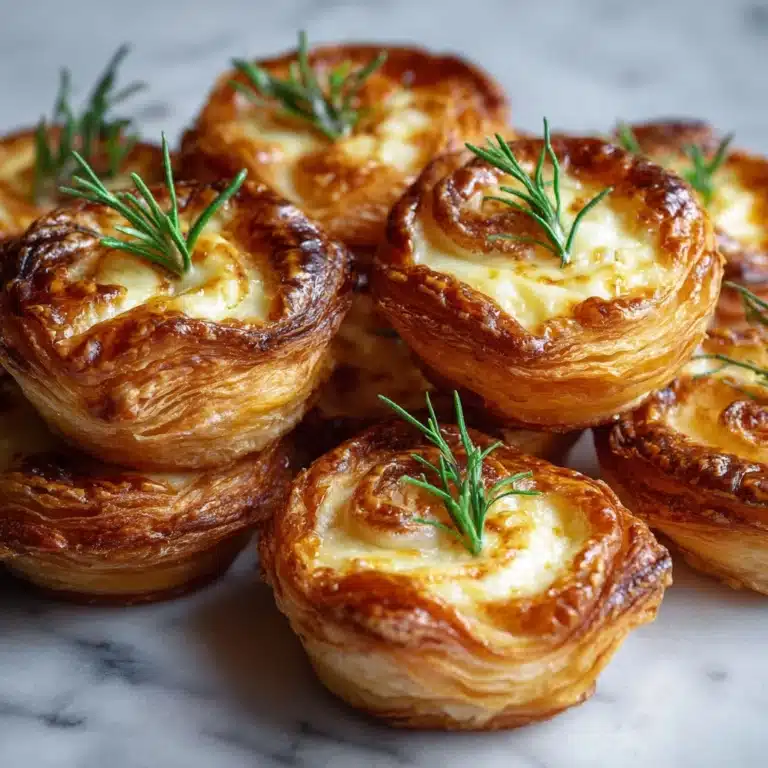 Brie and Jam Puff Pastry Bites Recipe
