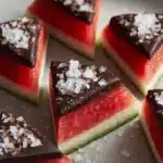 Sea Salt Dark Chocolate Watermelon Slices Recipe