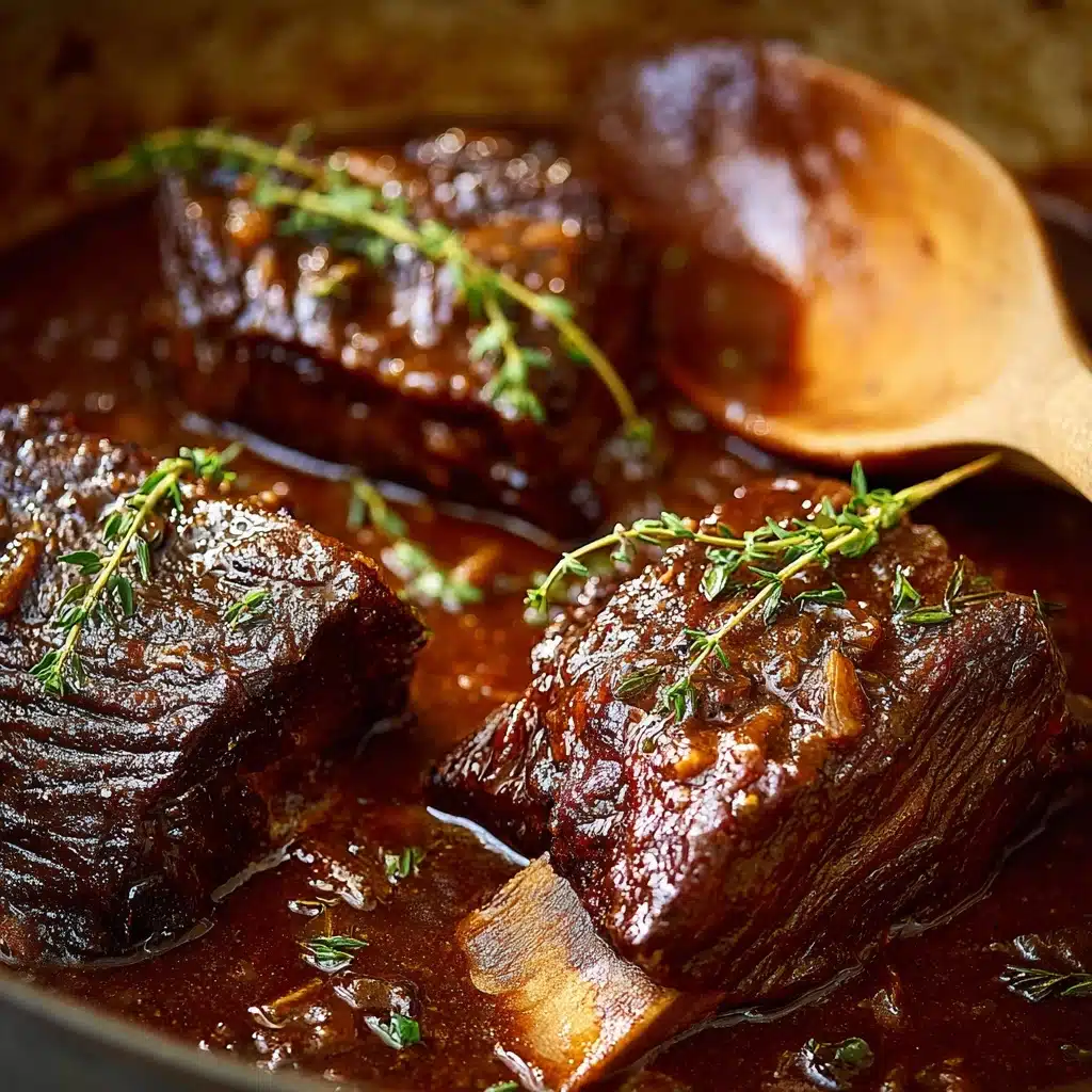 Braised Lamb Shanks with Herb Infusion Recipe - Recipe Image