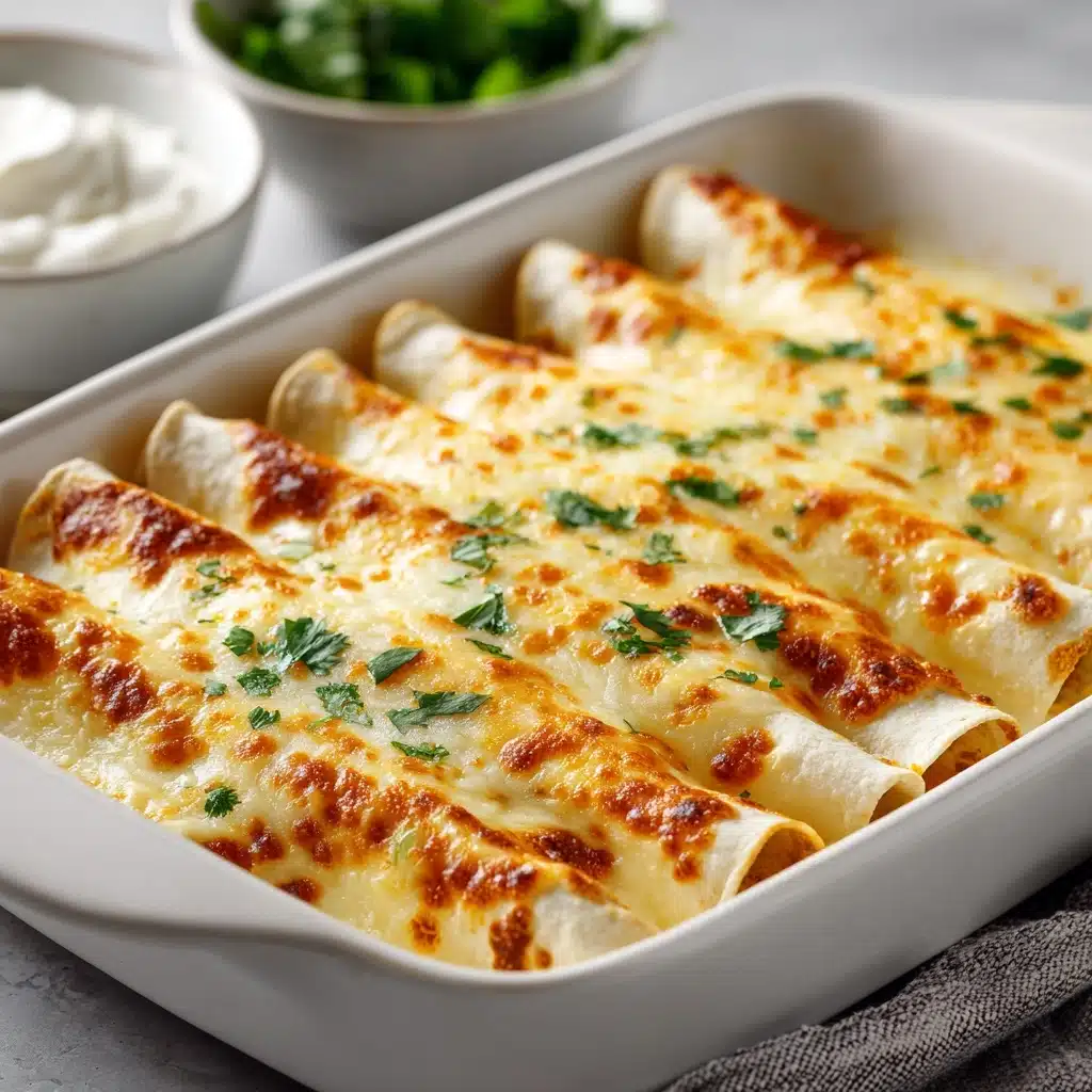 White Chicken Enchiladas Recipe
