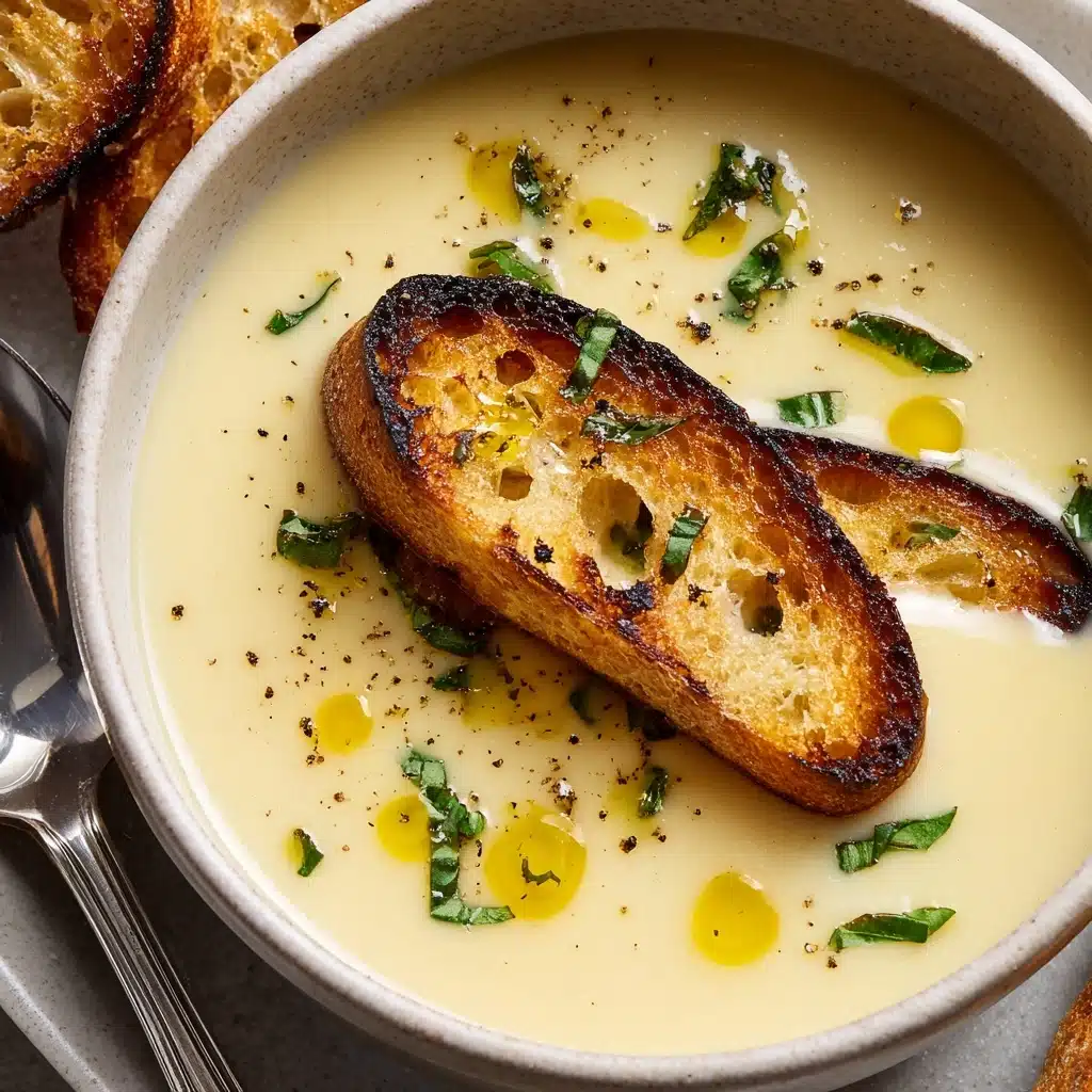 Country French Garlic Soup Recipe - Recipe Image
