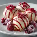 White Chocolate Raspberry Cheesecake Balls Recipe
