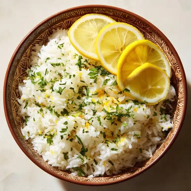Greek Lemon Rice Recipe