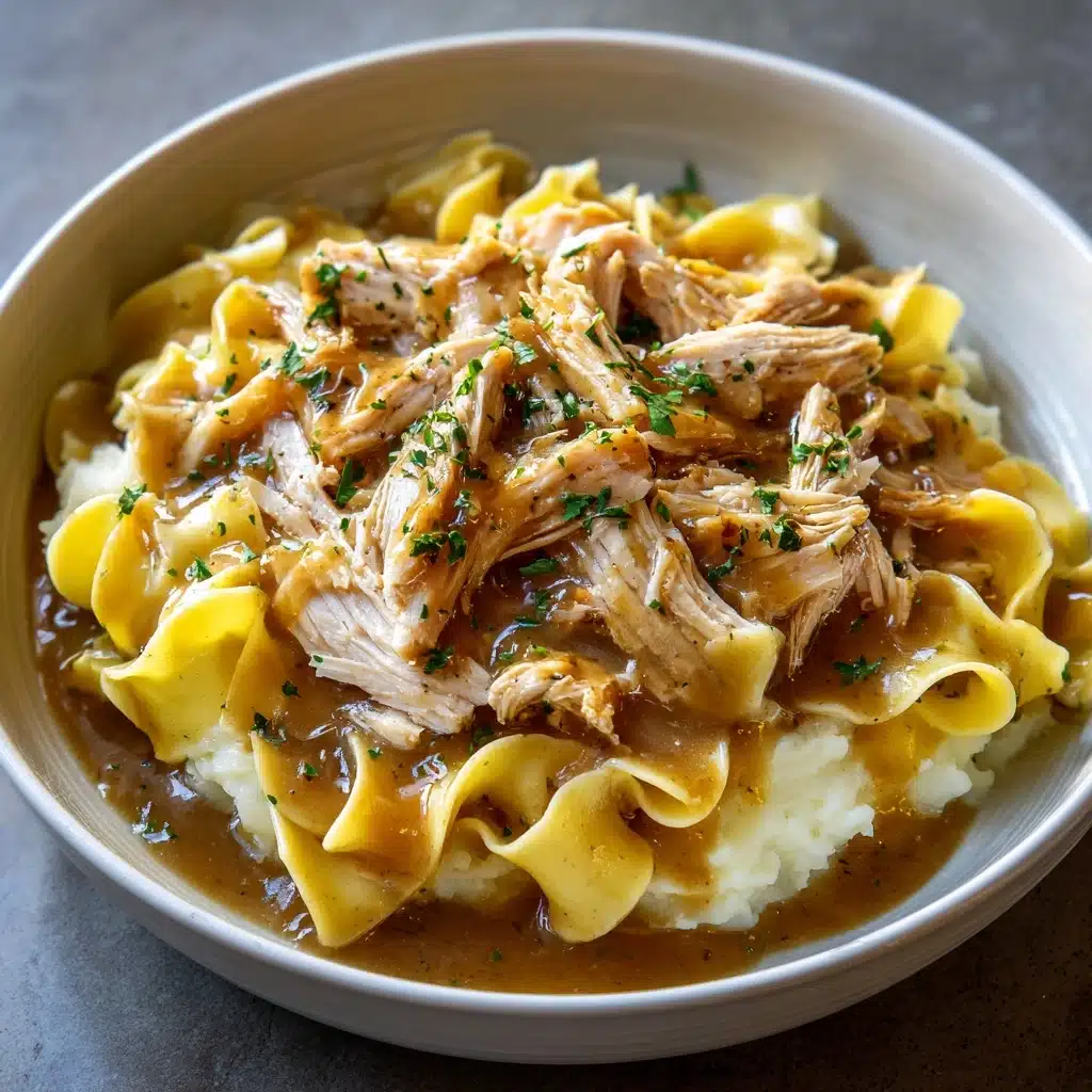 Slow Cooker Chicken and Gravy Recipe - Recipe Image