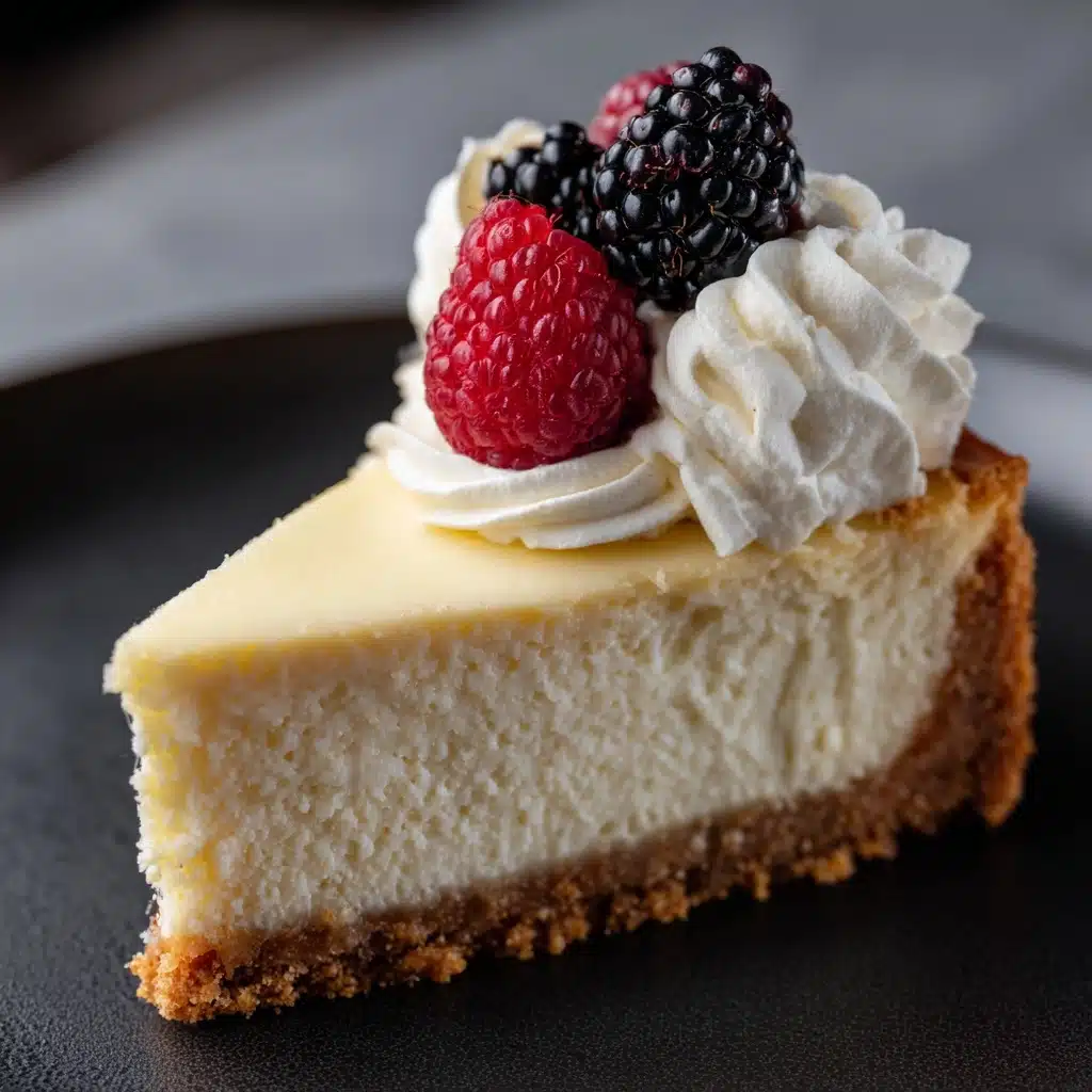 Creamy Baked Cheesecake Recipe - Recipe Image