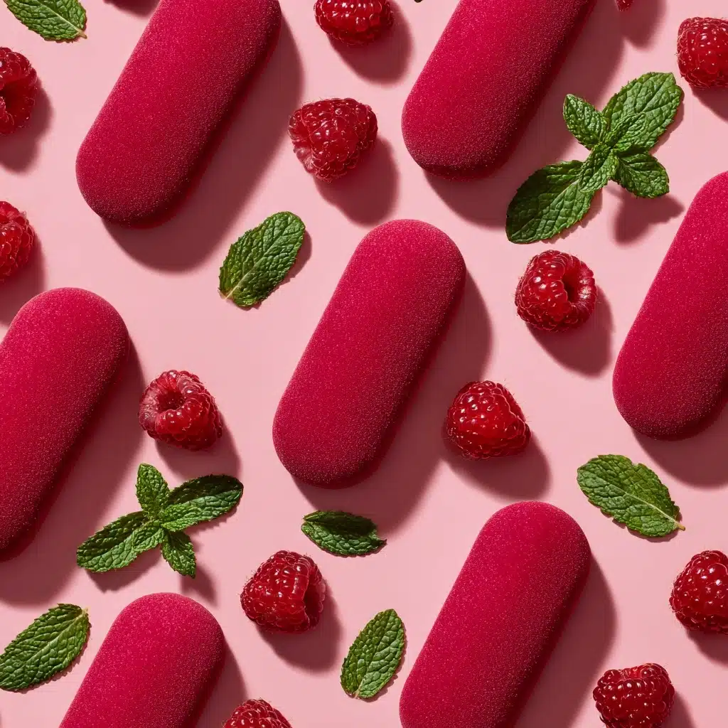 Raspberry Sorbet with Fresh Mint Recipe - Recipe Image