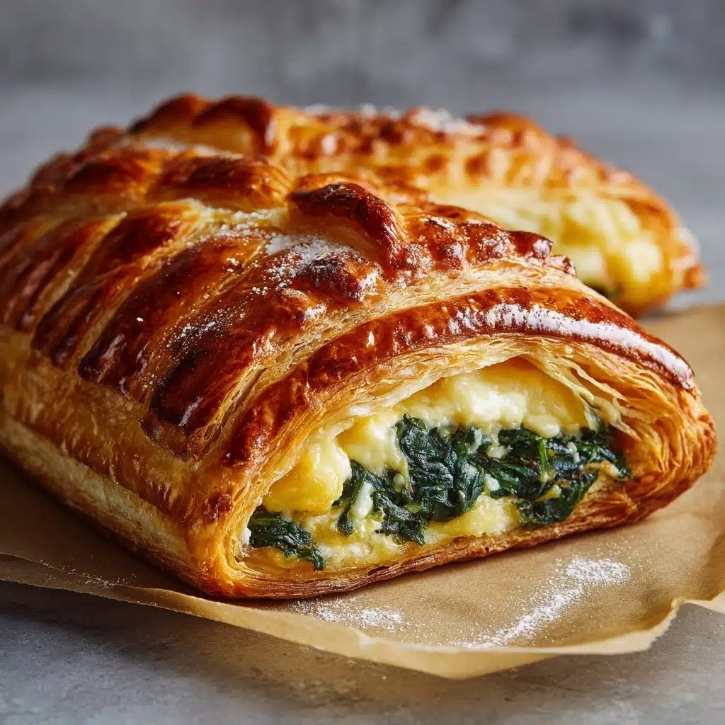 Spinach Stuffed Pie Recipe - Recipe Image