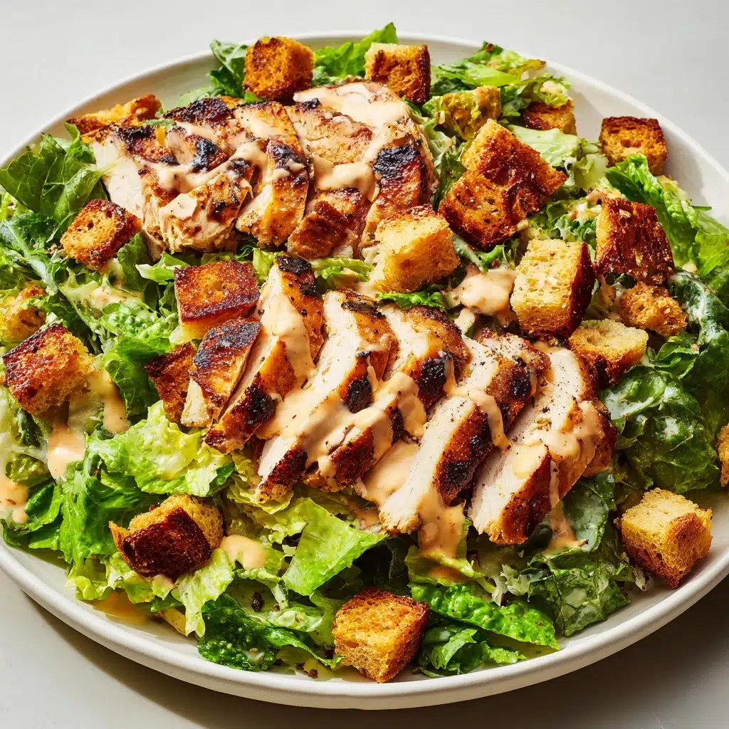 Best Chicken Caesar Salad with Homemade Croutons Recipe