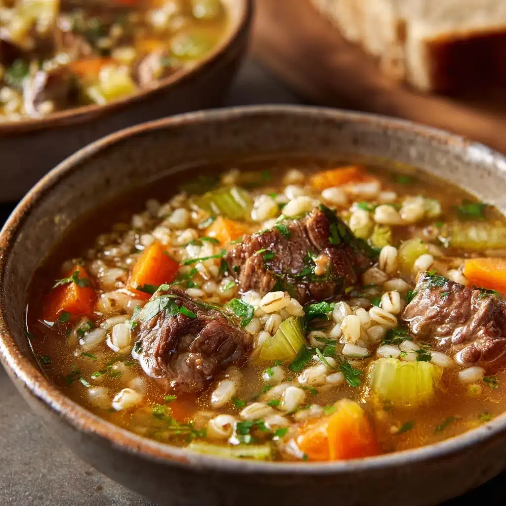 Hearty Beef Barley Soup Recipe - Recipe Image