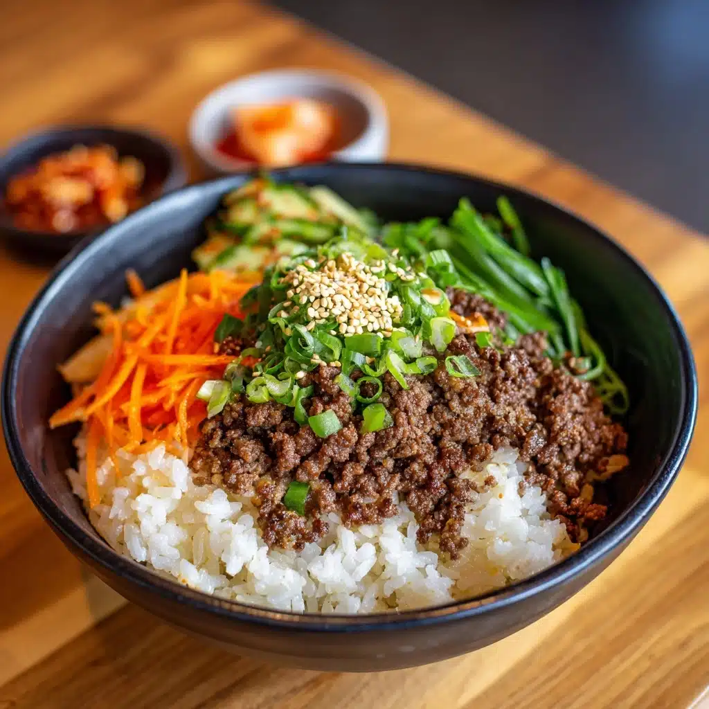 Korean Ground Beef Bowl Recipe - Recipe Image