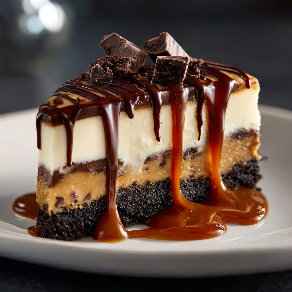 Caramel Brownie Cheesecake Recipe - Recipe Image