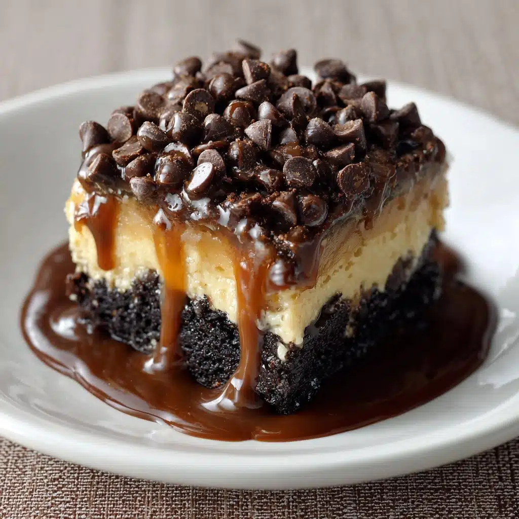German Chocolate Poke Cake Recipe - Recipe Image