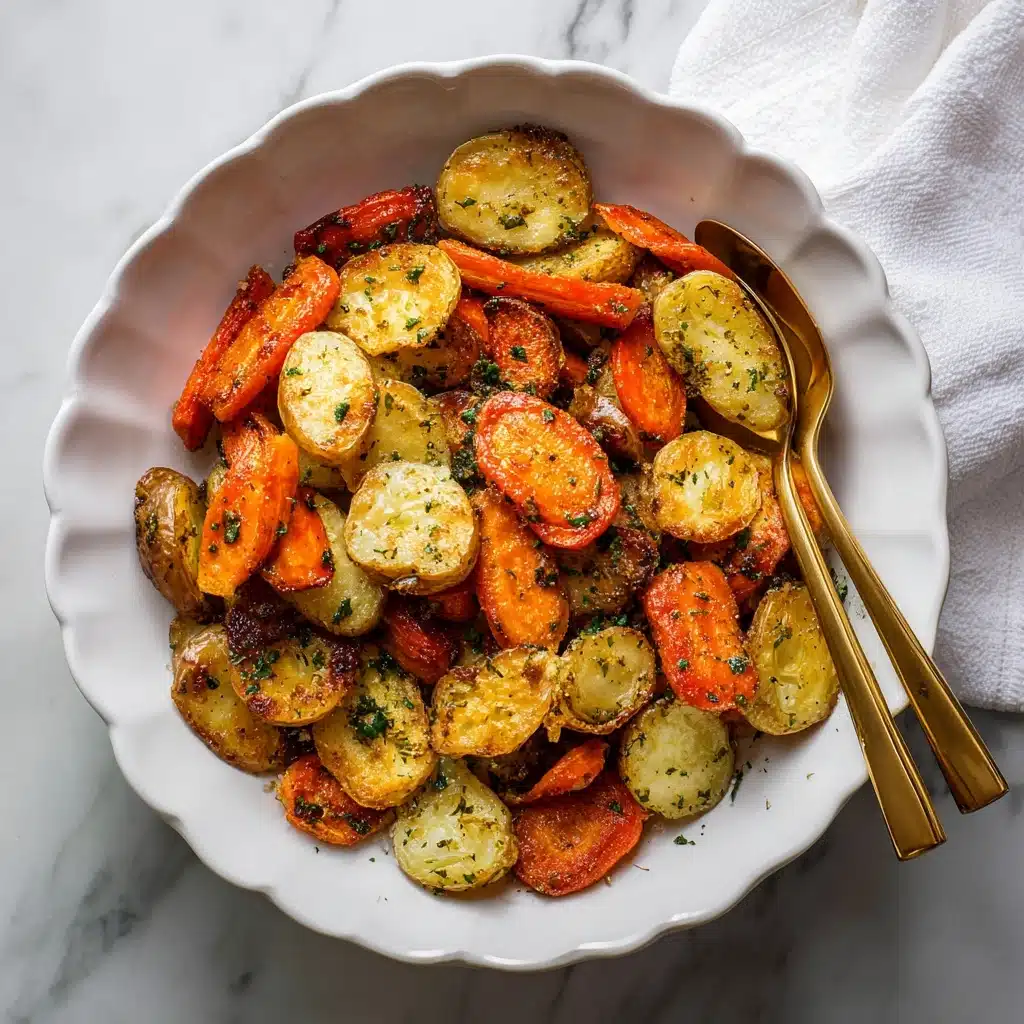Perfect Roasted Potatoes And Carrots Recipe - Recipe Image