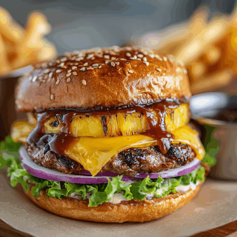 Hawaiian Burger Recipe