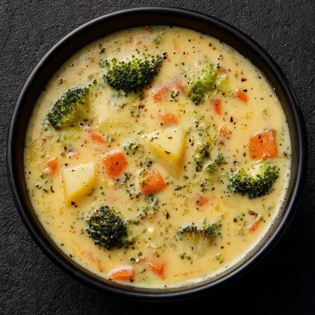 Cheesy Vegetable Soup Recipe