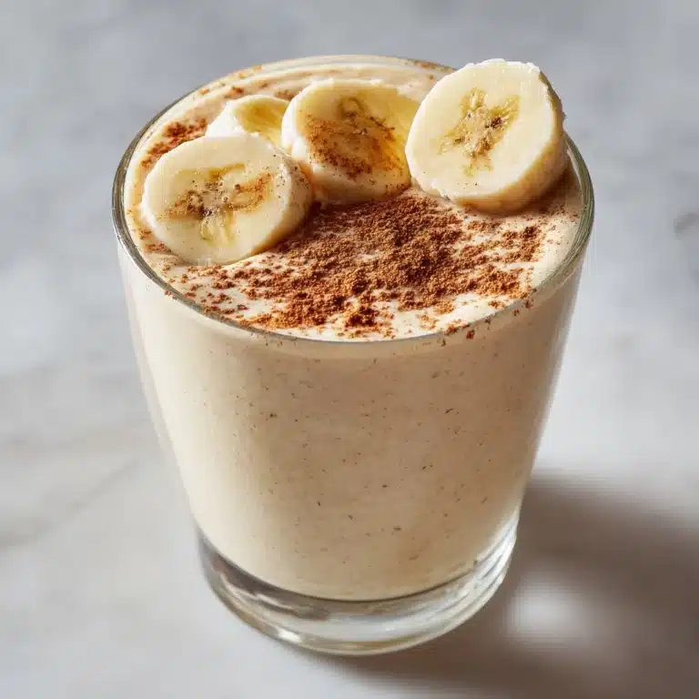 Vanilla Cinnamon Banana Smoothie Recipe