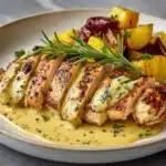 Chicken with Creamy Mustard Asiago Sauce Recipe