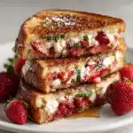 Strawberry Balsamic Brie Grilled Cheese Recipe