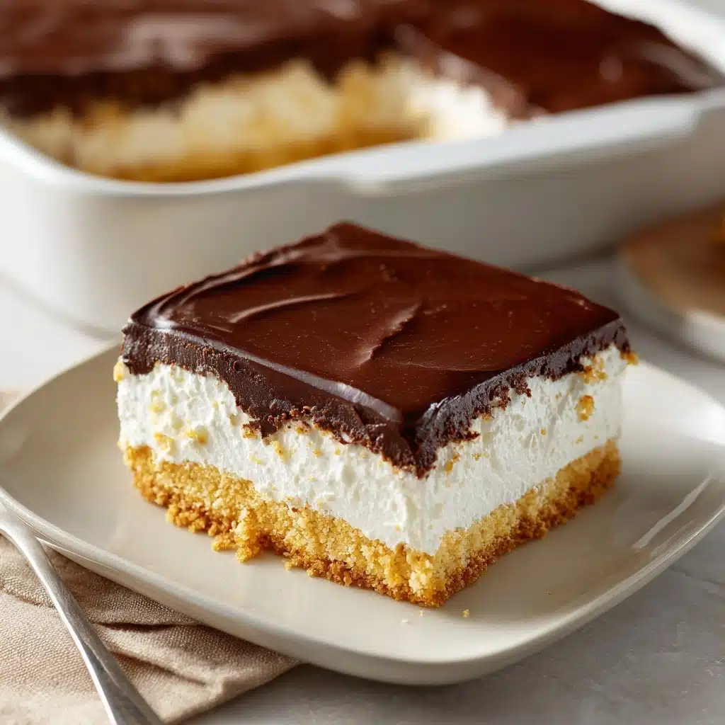 Eclair Cake with Chocolate Ganache Recipe