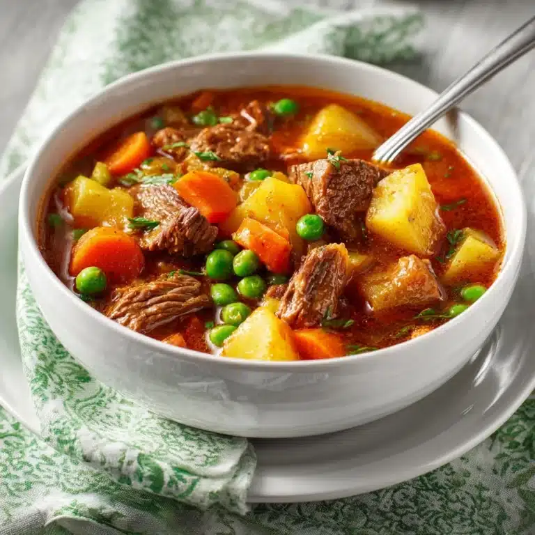 My Mom’s Old-Fashioned Vegetable Beef Soup Recipe