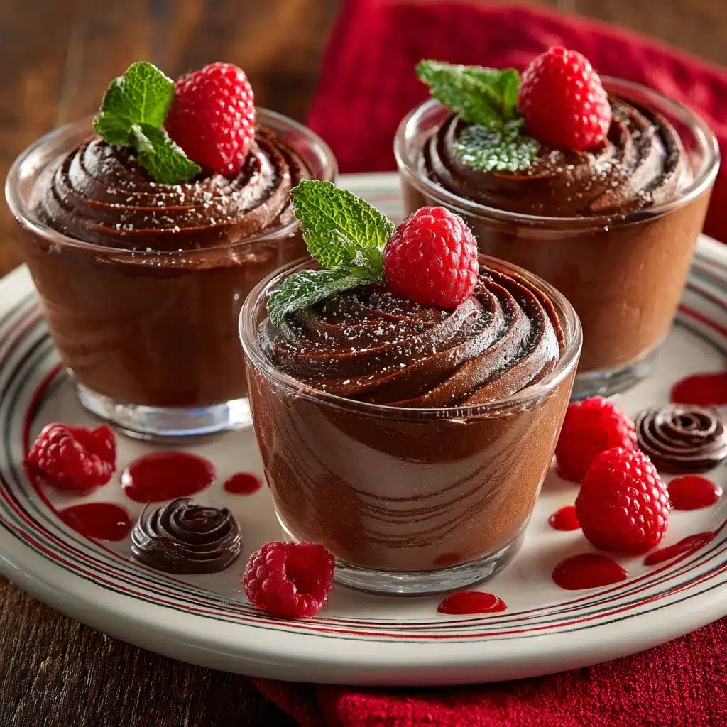 Chocolate Mousse with Raspberry Coulis Recipe - Recipe Image