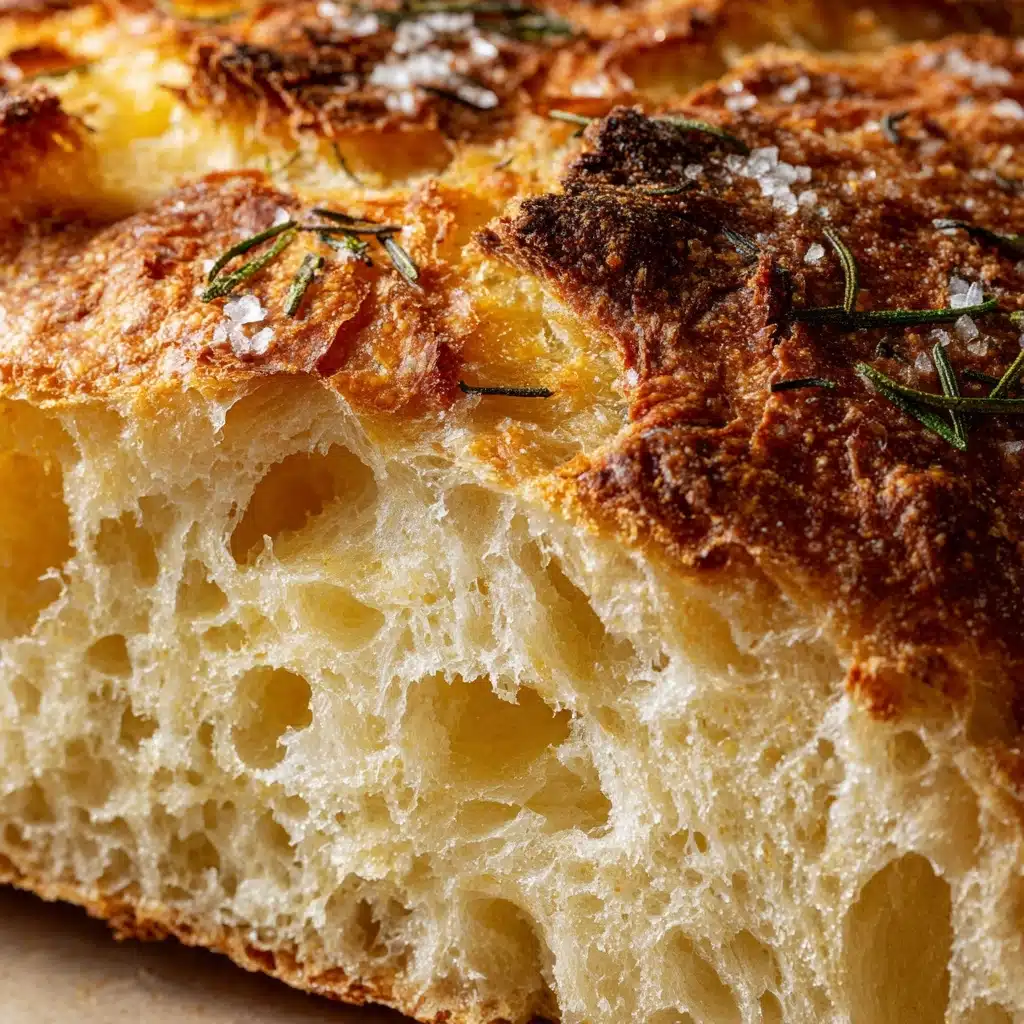 Rosemary & Roasted Garlic Artisan Bread Recipe - Recipe Image