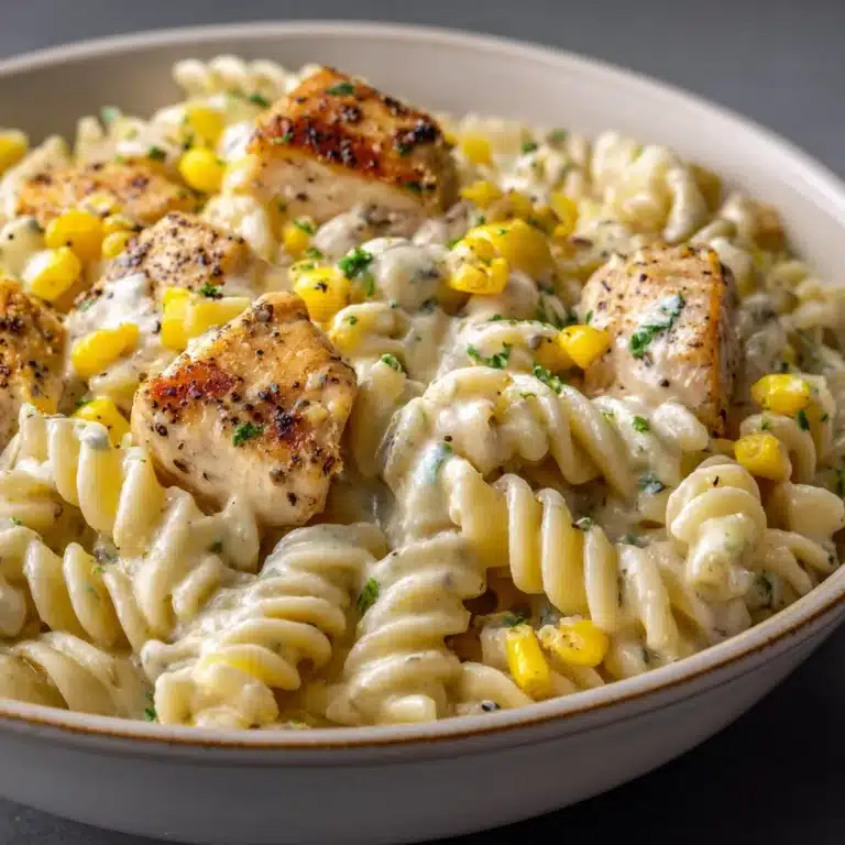 Creamy Chicken and Corn Pasta Recipe