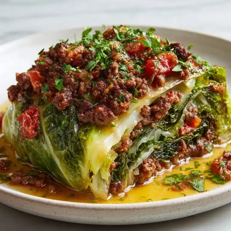 Easy & Hearty Cabbage and Ground Beef Skillet Recipe