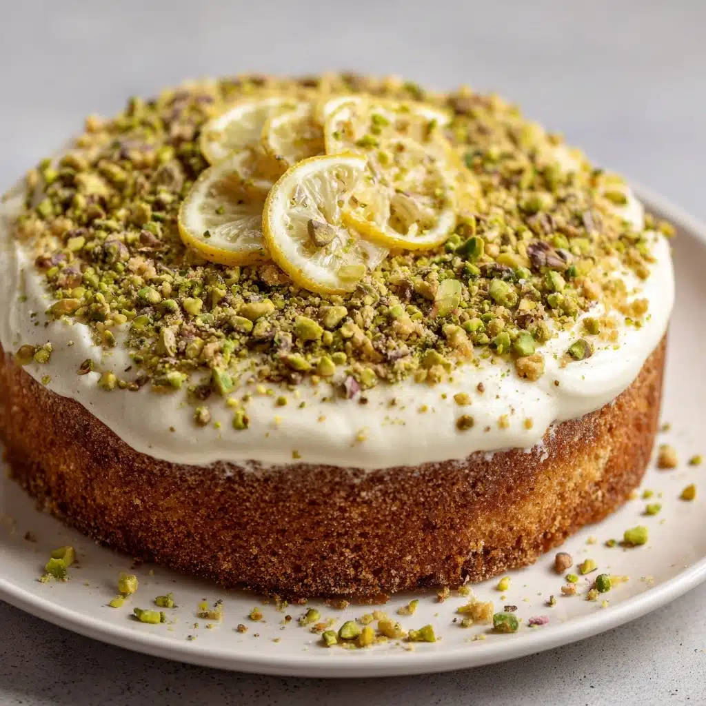 Lemon Pistachio Cake Recipe - Recipe Image