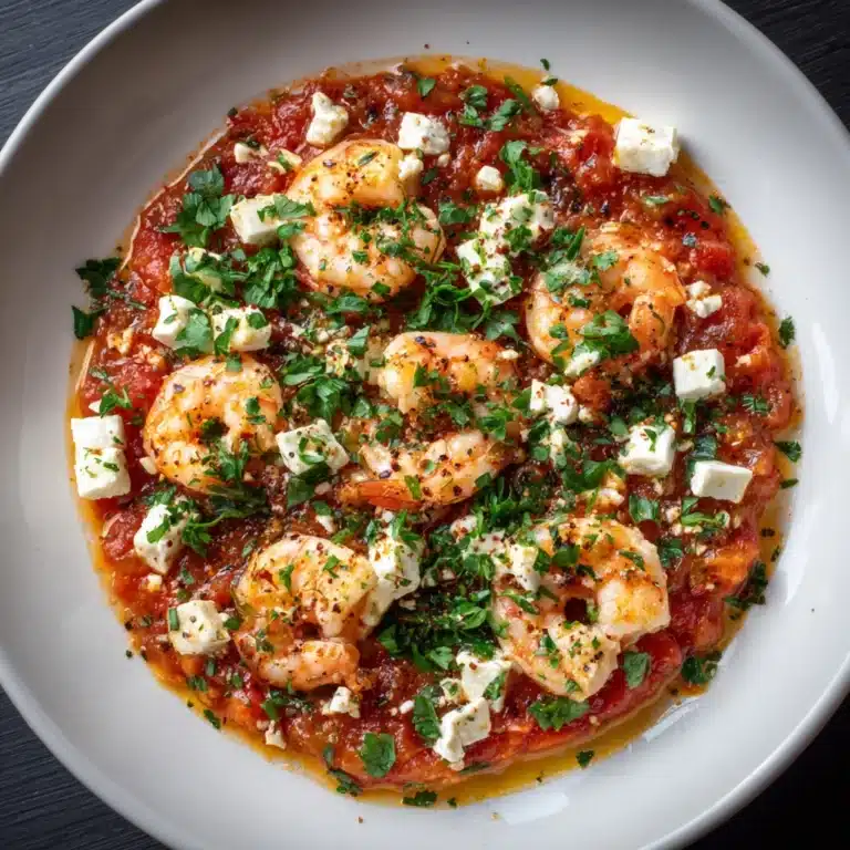 Greek Shrimp with Feta and Tomatoes Recipe