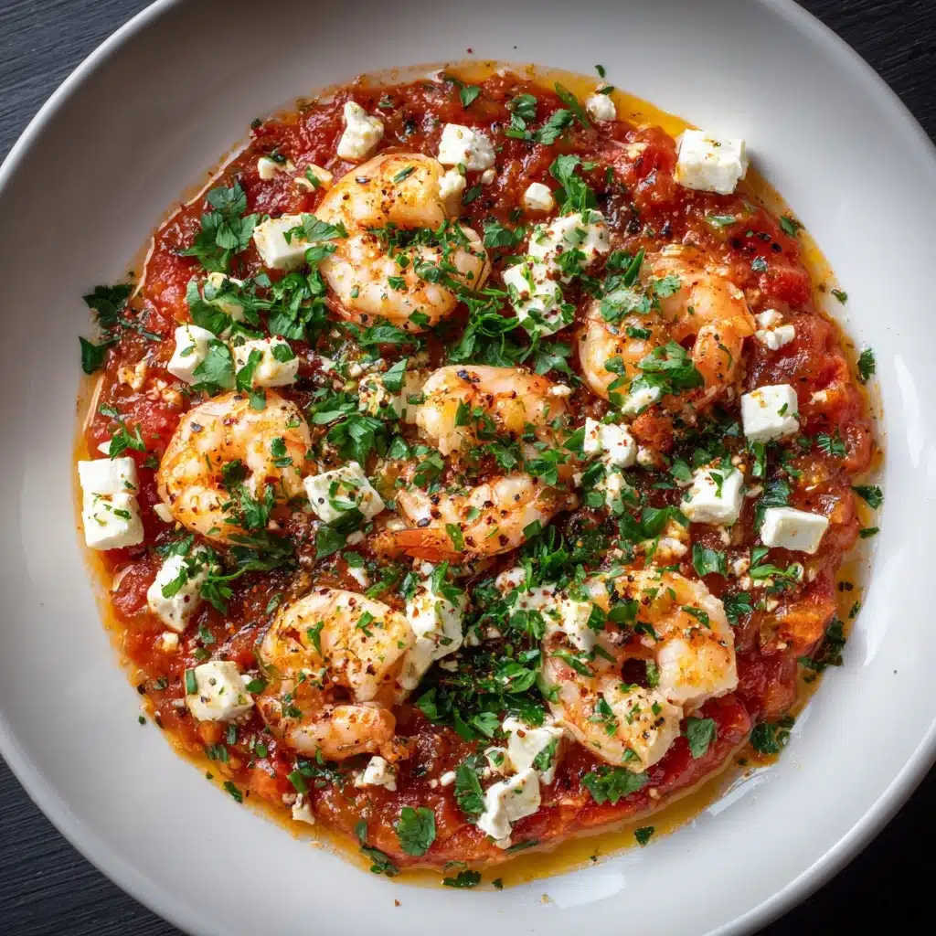 Greek Shrimp with Feta and Tomatoes Recipe - Recipe Image