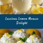 Easy Lemon Mousse Recipe