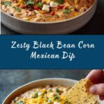 Black Bean Corn Mexican Fiesta Dip Recipe